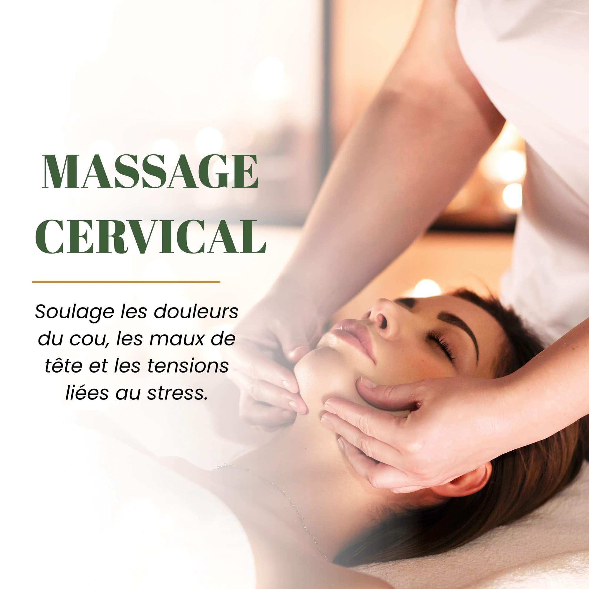 Massage cervical RoyalLotus à domicile — soulage les douleurs du cou et les tensions liées au stress